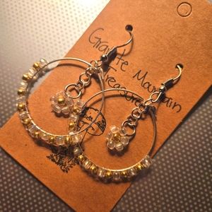 Beaded hoops